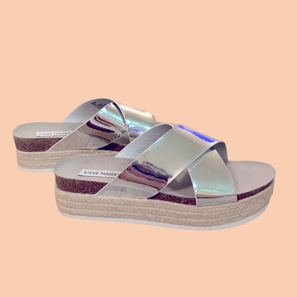 Metallic Hassie Espadrille Sandal